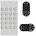 Pattini Per Mouse In Teflon Ice Edition, Bordo Arrotondato 7mm, 20 Pezzi, Compatibili Con Mouse Logitech White - Foto miniatura 2