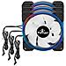 Typhoon Lii Master Kit 3 Ventole Argb Nere Da 120 Mm + 2 Strisce Led Argb + Controller - Foto miniatura 2