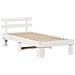 Struttura del letto Bianco 80 x 200 cm Legno massello di pino - Foto miniatura 1