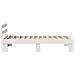 Struttura del letto Bianco 80 x 200 cm Legno massello di pino - Foto miniatura 7