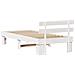 Struttura del letto Bianco 80 x 200 cm Legno massello di pino - Foto miniatura 8