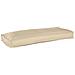 Cuscino per Pallet Beige 100x40x8 cm Tessuto Oxford - Foto miniatura 1