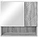 Mobiletto per specchio con porta Grigio sonoma 59 x 17 x 55 cm - Foto miniatura 6