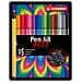 Pen 68 - Pennarello Premium - ARTY - Scatola in Metallo da 15 - Colori Assortiti - Foto miniatura 2
