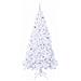 Albero di Natale artificiale Bianco 210 cm PVC e Acciaio - Foto miniatura 4
