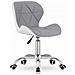 Sedia girevole Valora AVOLA grigia e bianca dal design ergonomico - Foto miniatura 1