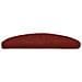 Tappetini per scale autoadesivi 30 pz 56x17x3 cm Bordeaux Rosso Semicircolari - Foto miniatura 3