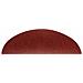 Tappetini per scale autoadesivi 30 pz 56x17x3 cm Bordeaux Rosso Semicircolari - Foto miniatura 4