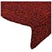 Tappetini per scale autoadesivi 30 pz 56x17x3 cm Bordeaux Rosso Semicircolari - Foto miniatura 6