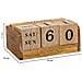Calendario Porta Biglietti In Legno Marrone 19x10x11h - Foto miniatura 4