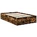 Struttura del letto Rovere fumé 120 x 190 cm Legno multistrato - Foto miniatura 5