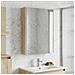 Mobiletto per specchio da bagno Rovere Sonoma - Foto miniatura 2