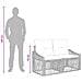 Set Divano da Giardino 4 pcs Grigio polyrattan - Foto miniatura 8