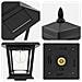 Set di Lampioni with LED Bulb 2 pz Nero 16 x 16 x 156 cm - Foto miniatura 6