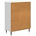 Credenza Bianco 66 x 34,5 x 92 cm Legno ingegnerizzato - Foto miniatura 8