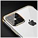 Trasparente Custodia In Tpu Con Cornice Galvanica, Per Iphone 13 Mini Blu - Foto miniatura 5