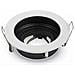 Porta Faretti Led Gu10 Incasso Rotondo Orientabile Alluminio Bianco Vt-781 3595 - Foto miniatura 2
