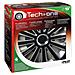 Copricerchi Auto Universali 13 Pollici Tech-one Trend Dc Rc Black Silver 31590 - Foto miniatura 3