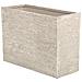 Vaso Rettangolare Per Interno Ed Esterno Beige 29x70x50cm Edessa - Foto miniatura 16