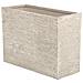Vaso Rettangolare Per Interno Ed Esterno Beige 29x70x50cm Edessa - Foto miniatura 10