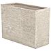 Vaso Rettangolare Per Interno Ed Esterno Beige 29x70x50cm Edessa - Foto miniatura 15