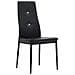 Sedie Sala Da Pranzo 2pz In Pelle Artificiale 43x43,5x96cm Nero - Foto miniatura 4