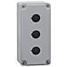 Custodia In Metallo Grigio Ip67 Per 3 Pulsanti Lpzm3a8 - Foto miniatura 1