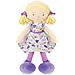 BNK5169 PEGGY - Capelli Biondi e Vestito Rosa e Lilla - 40 cm - Foto miniatura 1