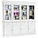 Jaqueline - Credenza Con Vetrina In Legno Massello Cm 205 X 42 X 205 H - Foto miniatura 2