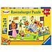 Puzzle Kid e Cats 2 x 24 pz 26 x 18 cm 05080 - Foto miniatura 1