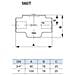 Valvola Di Zona A 3 Vie Dn 3/4"" Ff Codice 560t34 - Foto miniatura 3