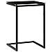 Tavolino Nero 40x40x60 cm in Vetro Temperato - Foto miniatura 6