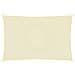 Parasole a Vela Oxford Rettangolare 2x5 m Crema - Foto miniatura 1