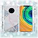 Custodia Compatibile Con Huawei Mate 30 Pro In Marmo Rosa Oro Bianco No. 9 - Coperchio Protettivo In Silicone Tpu Con Motivo A Mosaico - Foto miniatura 6