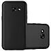 Custodia Compatibile Con Samsung Galaxy A3 2017 In Nero Metallico - Coperchio Protettivo In Silicone Tpu Flessibile - Foto miniatura 1