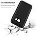 Custodia Compatibile Con Samsung Galaxy A3 2017 In Nero Metallico - Coperchio Protettivo In Silicone Tpu Flessibile - Foto miniatura 4