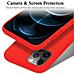 Custodia Compatibile Con Apple Iphone 12 Pro Max (6,7"" Zoll) In Liquid Rosso - Coperchio Protettivo In Silicone Tpu Flessibile - Foto miniatura 5
