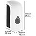 Dispenser Per Sapone E Disinfezione Ranera, Bianco, 740 Ml, - Foto miniatura 5