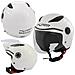 Casco Scooter Moto Certificato Ece 22-05 Bambino Ragazzo Protettivo Bianco M - Foto miniatura 1