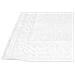 Tappeto Casa Bagno Cucina Cotone Tinta Unita Disegno Annette Colore Bianco 50x80 Bianco - Foto miniatura 2