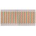 Tappeto Passatoia Tessuto Jacquard Linea Emozioni Dis. Zig Zag Twist Multicolor 57x90 Multicolor - Foto miniatura 1