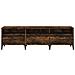 Mobile Porta Tv Rovere Fumo 150x30x44,5 Cm In Legno Multistrato - Foto miniatura 6