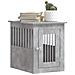 Gabbia Cani Arredamento Grigio Cemento 45x62x59cm Multistrato - Foto miniatura 3