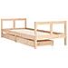 Giroletto Bambini Con Cassetti 80x200 Cm Legno Massello Di Pino - Foto miniatura 3