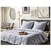 Set Copripiumino In Cotone Satinato 220 X 240 Cm Grigio Morningside - Foto miniatura 1