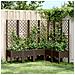 Fioriera Giardino Con Graticcio Marrone 160x120x142 Cm In Pp - Foto miniatura 1