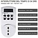 Presa Elettrica 230 V Temporizzata Con Timer Settimanale E 24 Ore Programmabile - Foto miniatura 2