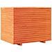 Fioriera Giardino Marrone Cera 90x60x72,5cm Legno Massello Pino - Foto miniatura 1