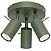 Lampada Da Soffitto Ring 3p Verde Oliva Sl. 1503 - Moderno Lampada Da Soffitto Verde Oliva 18.5x19.5x19.5 Cm - Foto miniatura 1