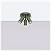 Lampada Da Soffitto Ring 3p Verde Oliva Sl. 1503 - Moderno Lampada Da Soffitto Verde Oliva 18.5x19.5x19.5 Cm - Foto miniatura 3